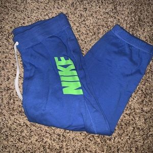 cropped nike sweats